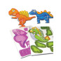 Dino puzzel kaart