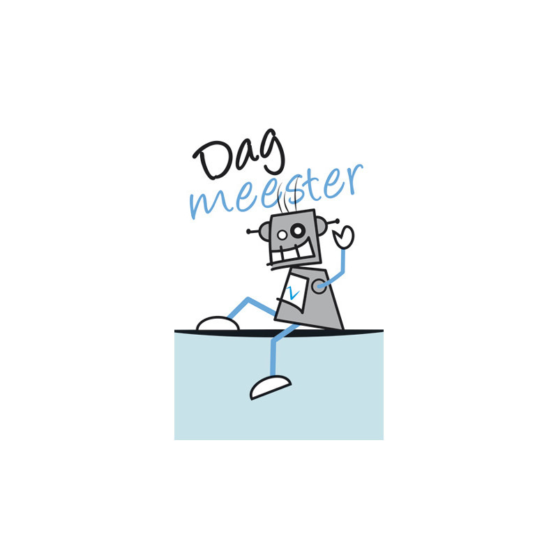 kaartje dag meester robot