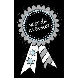 Cadeaukaartje voor de meester