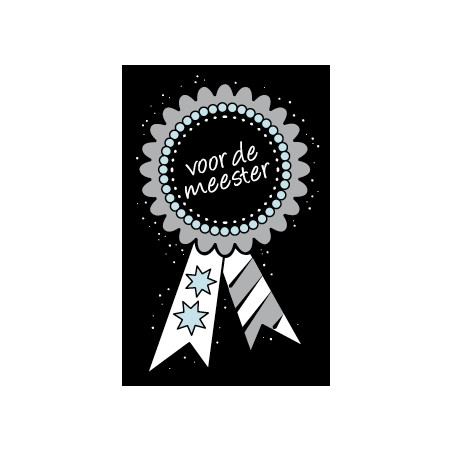 Cadeaukaartje voor de meester