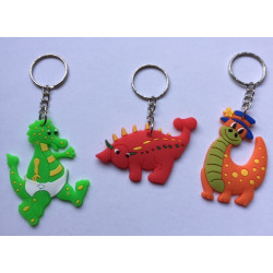 Grappige dino sleutelhanger