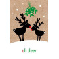 kerstlabel ohdeer