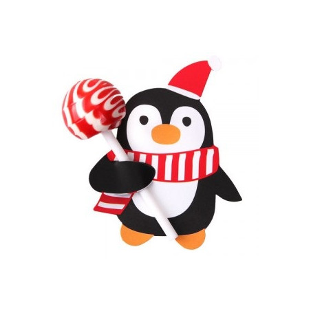 lolly kaart pinguin