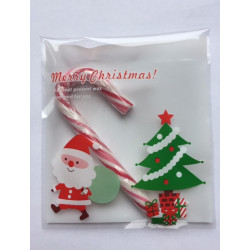 Zakje kerstboom kerstman