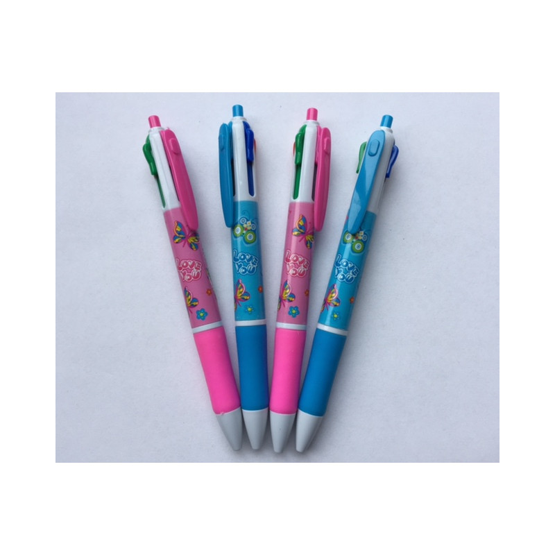 vlinder 4 kleurenpen