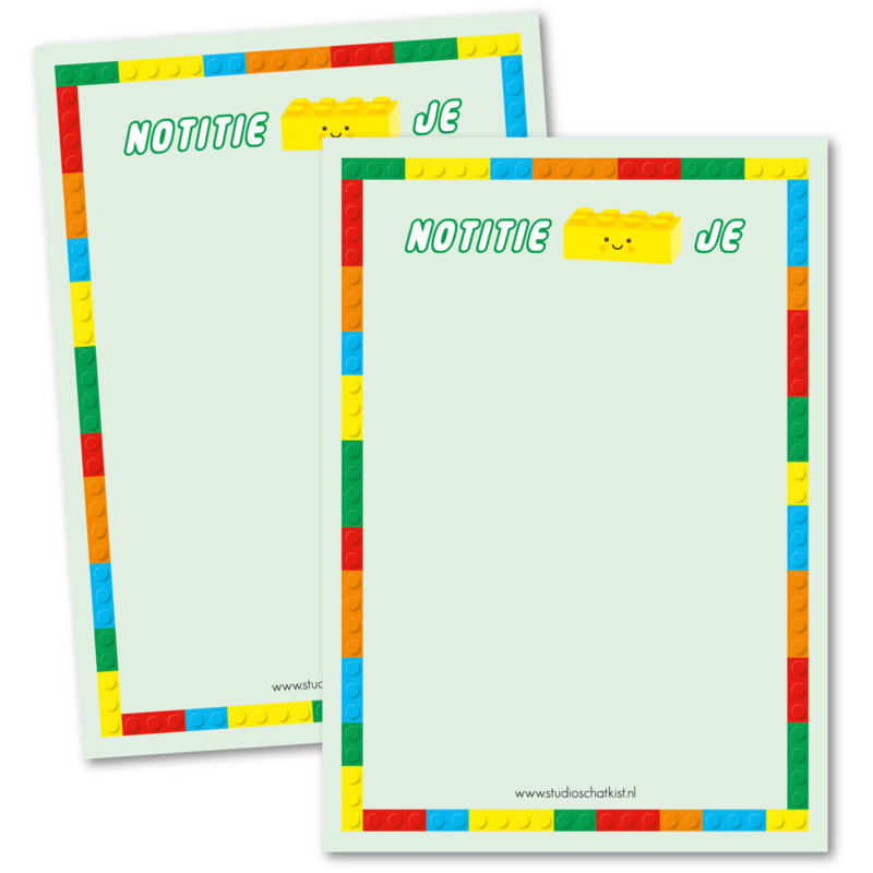notitie blokje groen