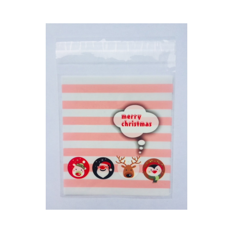 traktatiezakje kerst gestreept