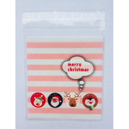 traktatiezakje kerst gestreept