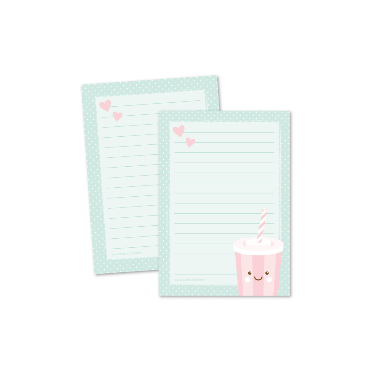 milkshake notitieblokje