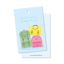 kadolabel bedankt fantastische tijd