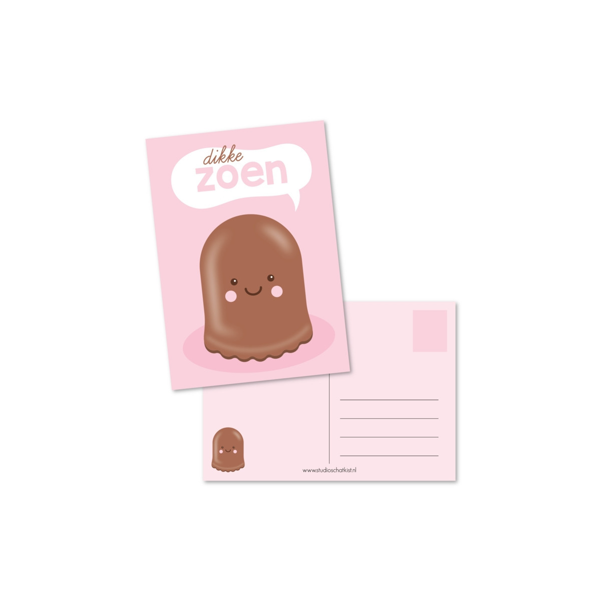 kaart dikke zoen