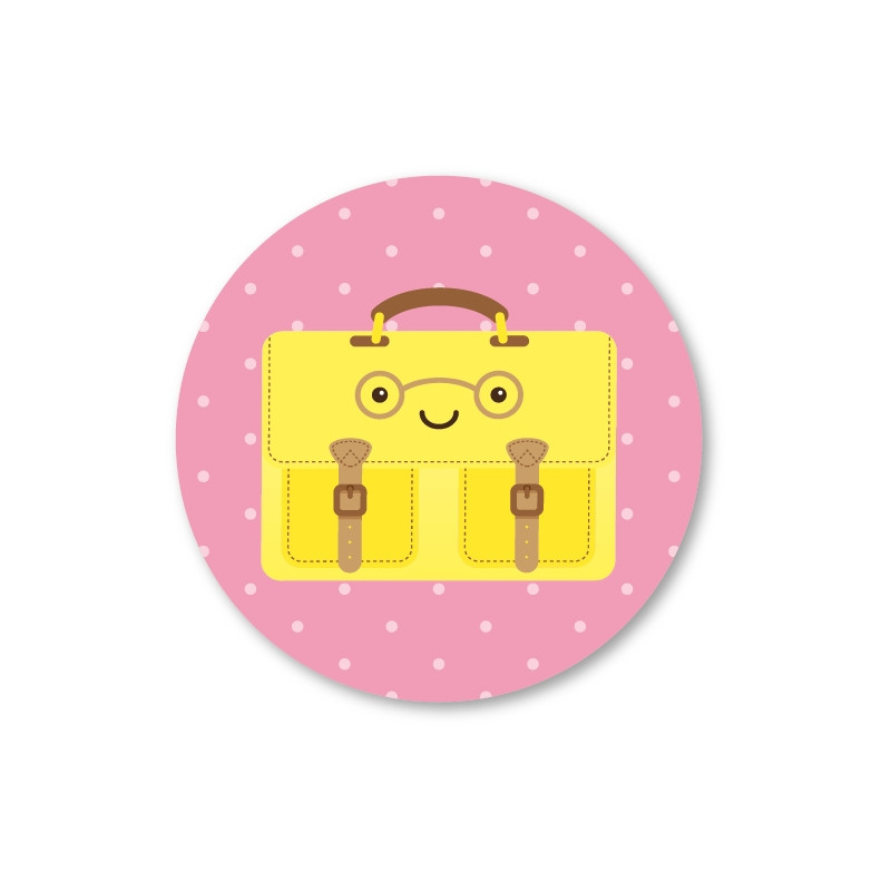 stickerset gele aktetas