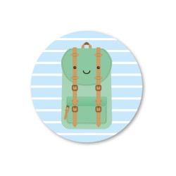 stickerset groene tas