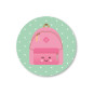 stickerset roze rugtas
