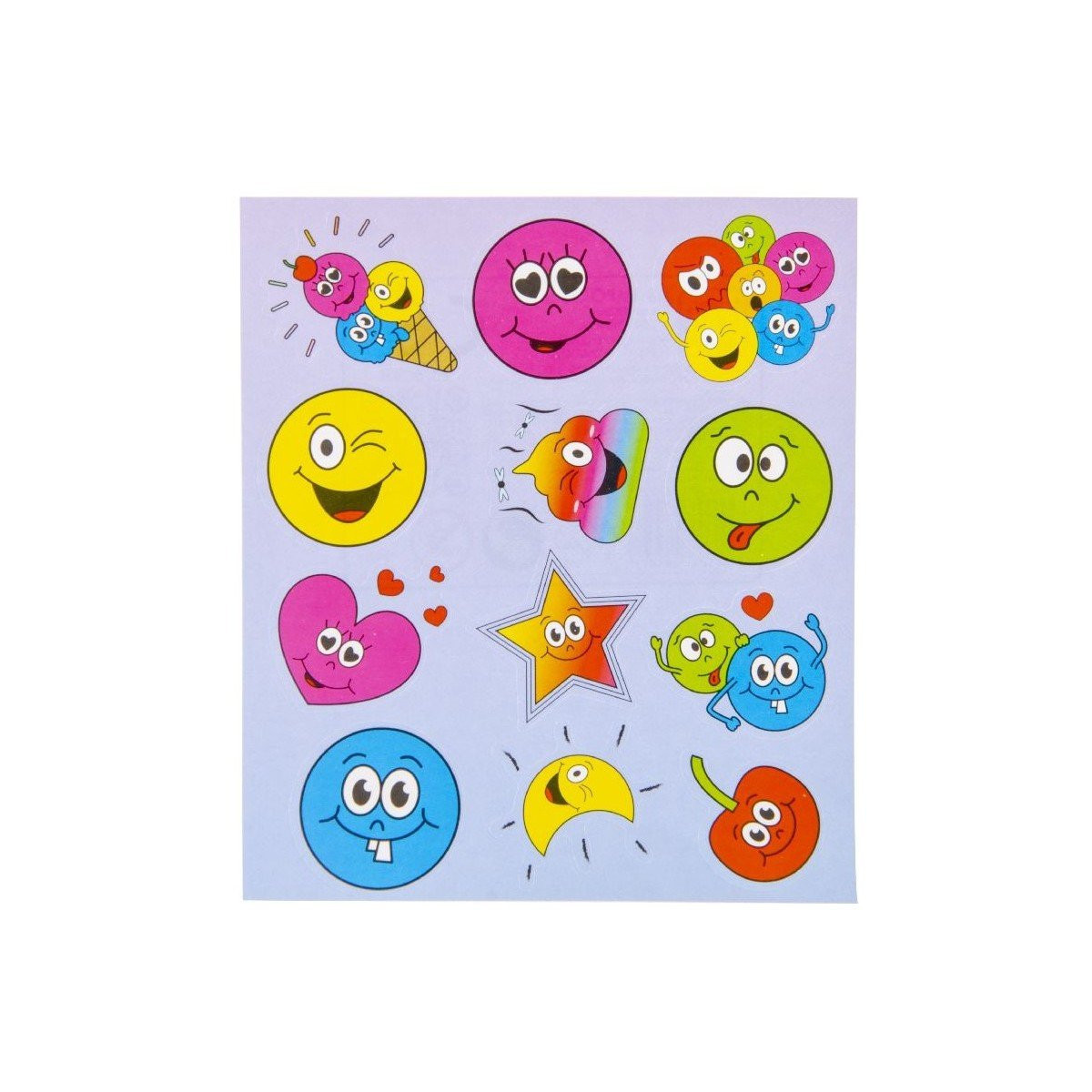 fun stickers smiley