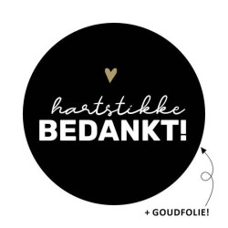 sticker hartstikke bedankt