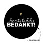 sticker hartstikke bedankt