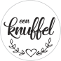 sticker dikke knuffel