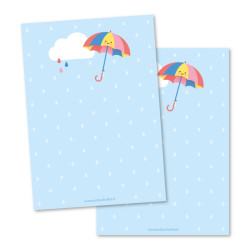 notitieblokje aju paraplu