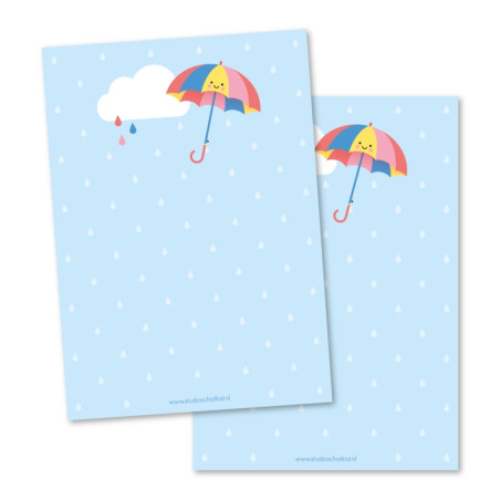 notitieblokje aju paraplu