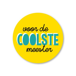 sticker coolste meester