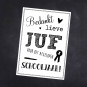 kaart bedankt lieve juf