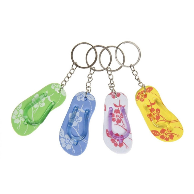 slipper sleutelhanger oranje