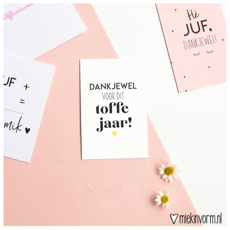 kadolabel toffe jaar