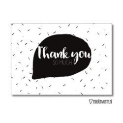 kaart thankyou somuch