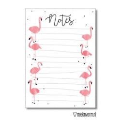 flamingo notitieboekje