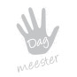 label dag meester grijs