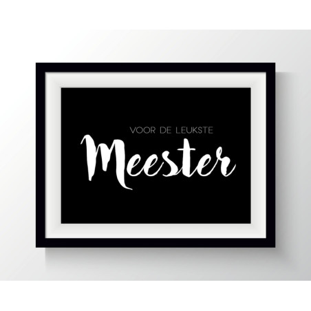 kaart leukste meester vm