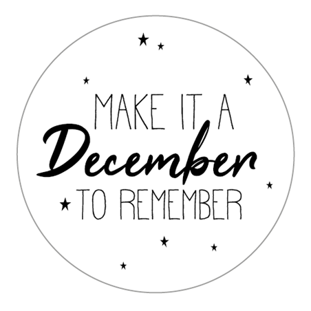 sticker remember december