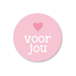stickerset roze voor jou