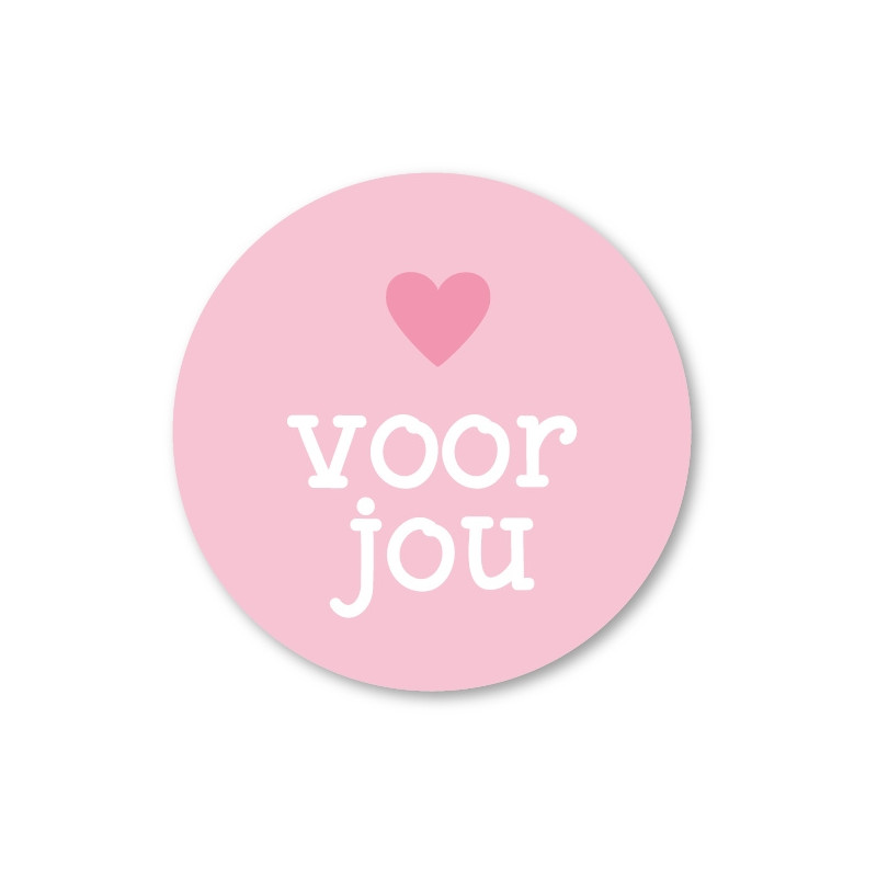 stickerset roze voor jou