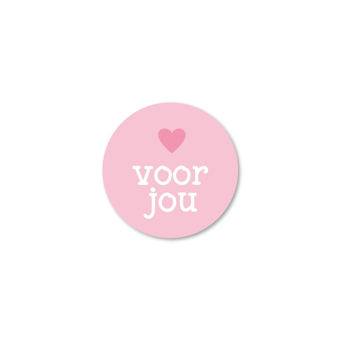 stickerset roze voor jou