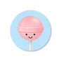 stickerset lichtroze lolly