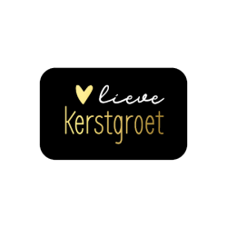 maxisticker kerstgroet