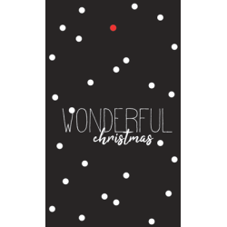 label wonderful christmas
