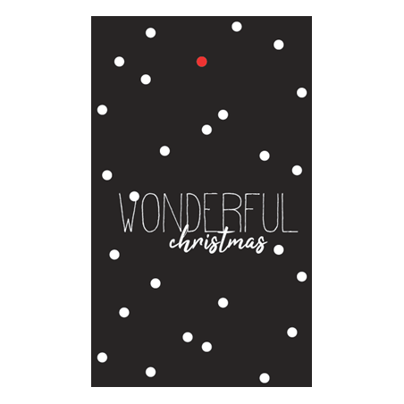 label wonderful christmas