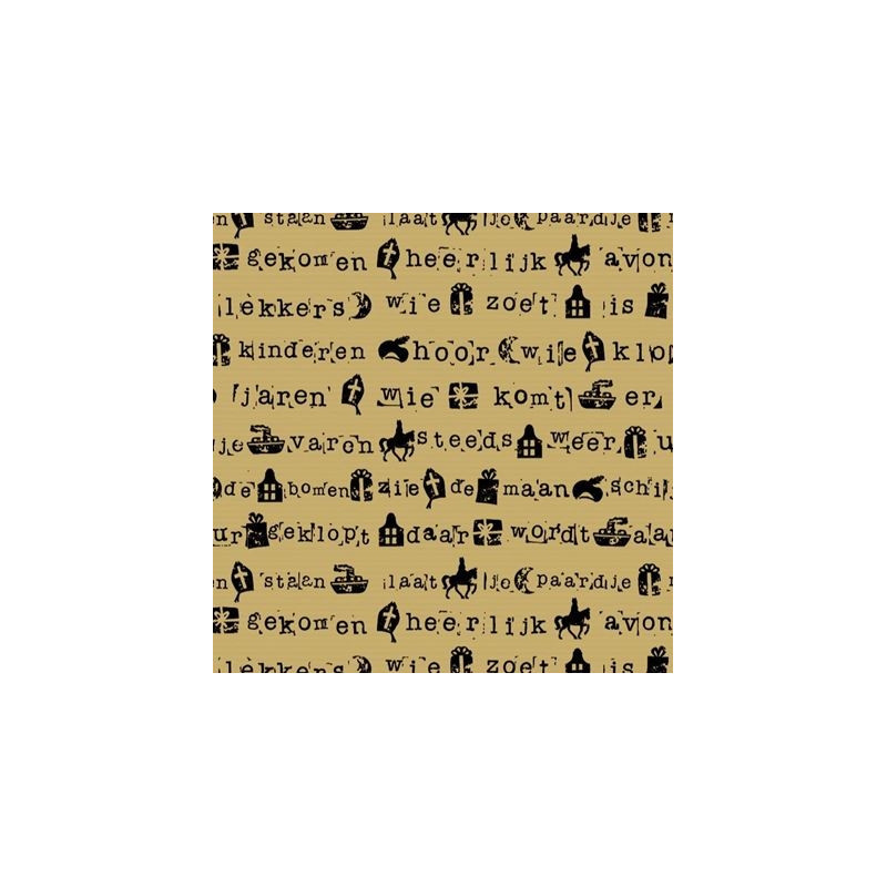 sinterklaas cadeaupapier kraft