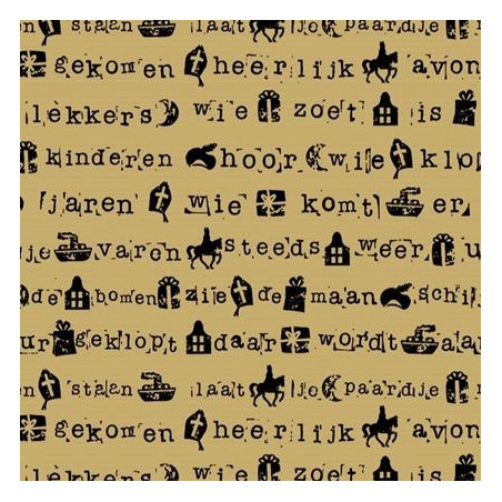sinterklaas cadeaupapier kraft