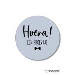 sticker broertje strik