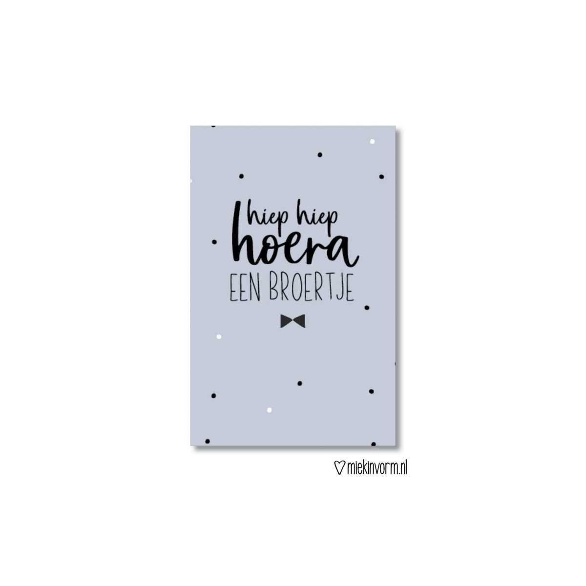 kadokaartje broertje
