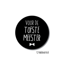 sticker tofste meester