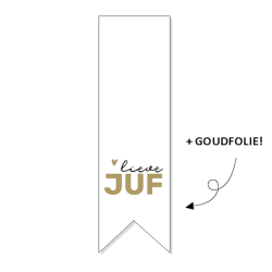 sticker vaantje lieve juf