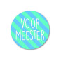 sticker meester