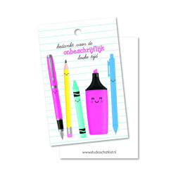 label onbeschrijflijk leuke tijd