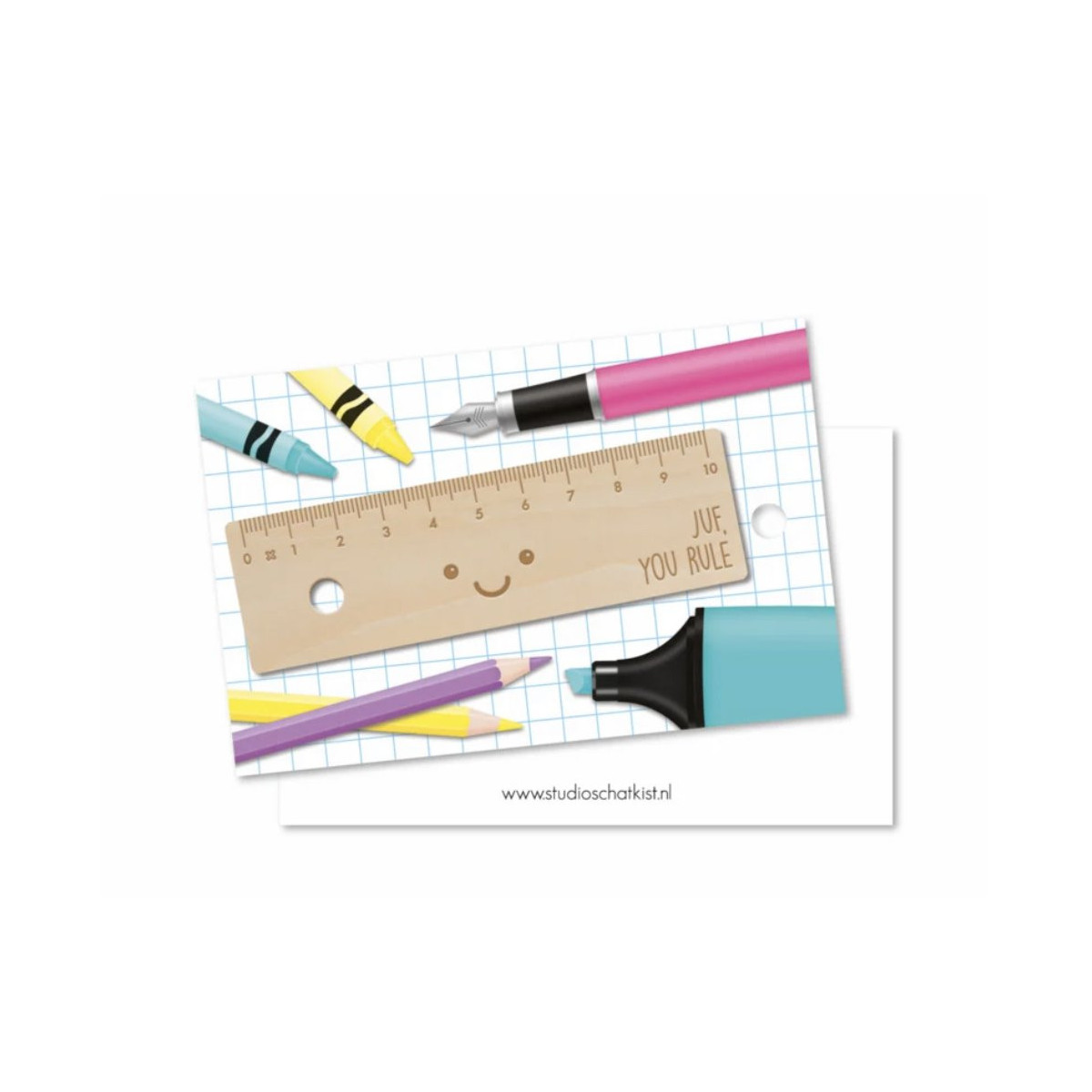 kadolabel juf you rule