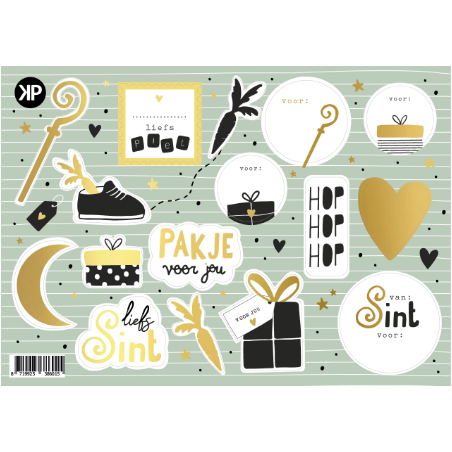 stickervel sinterklaas